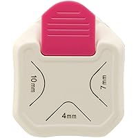 Vaessen Creative 2137-037 3 in 1 Eckenstanzer, Eckenabrunder aus Metall und Plastik, zum Basteln mit Papier, Karten…