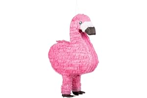 Boland 30921 - Pinata Flamingo, 55 x 39 cm, Schlag Pinata, Vogel ohne Befüllung, Deko, Geburtstag, Motto, Party Spiel, Kinder, Spaß