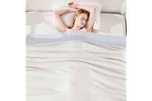 ‎QUCOVER Qucover Sommer Bettdecke aus Baumwolle und Mikrofaser,Dünne Kühlende Sommerdecke 150x200cm Einzelbett,Sommerbettdecken ohne bezug nutzbar, Leichte&Weiche Kühlende Bettdecke, Kühldecke Beige-Grau Wende