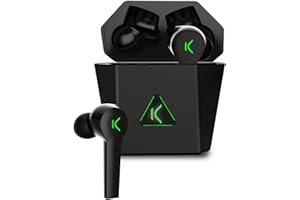 KSIX SMART YOUR TECH KSIX Saga Auriculares Inalámbricos Gaming, Cascos sin Cable con Micrófono para Videojuegos, Deporte, Pc, Televisión y Móvil para Música, Llamadas