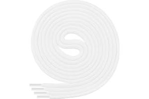 Di Ficchiano 1 oder 2 Paar Schnürsenkel rund 4,5 mm Durchmesser für Arbeitsschuhe Trekkingschuhe Stiefel -Schuhbänder sehr reißfest - 70 cm - 220 cm Länge, Polyester I Shoe Laces