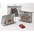 أخرى ZHONG CHEN Handbag Dust Bag 3PCS Handbag Hanging Purse Storage Anti-dust Cover PVC Transparent Handbag Moisture-Proof Protective Bag Suitable for Handbag Organizing with Zipper and Handle