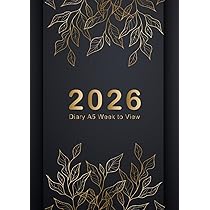 NADSSJL Diary 2026-2026 Diary A5 Week To View, Jan. 2026 - Dec. 2026