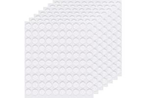 AQSQWQ 700 Pcs Sticky Dots Double Sided,10MM Round Transparent Double-Sided Tape Double Sided Adhesive Dots for Glass,Multipurpose Sticky Dots for Party Decorations, DIY Art, Home Decoration