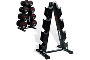 ZERRO ZEERO 4/5 Ebenen Hantelständer, Passend zu hanteln und Kurzhanteln, Max.300kg kurzhantelständer, Ständer für aufbewahrung von gewichten