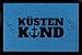 Produktbild Interluxe FUSSMATTE Türvorleger KÜSTENKIND Flur Meer Nordsee Maritim Geschenk Strand Royalblau