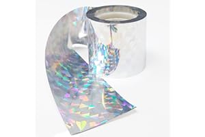 ArmaKit Bird and Pigeon Deterrent Reflective Tape 48mm x 38 Metre Holographic Tape - Bird Repellent Starling, Seagull, Magpie, Crow Scarers for Gardens UK Works With Netting + Bird Spikes For Pigeons