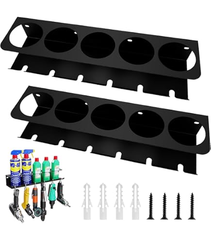 2x Magnetische Spraydosen Halterung - Ordnungssystem Für Werkstatt & Garage