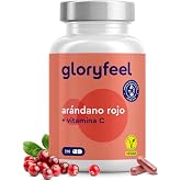 Cranberry 25,000 mg per capsule with Vitamin C - 210 Vegan Capsules for 6 months + - Concentrate Extract 50:1 - Cranberry hig