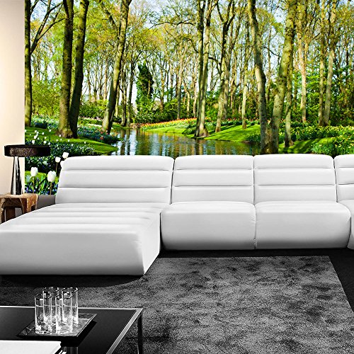 Vlies Fototapete 350×245 cm – Top ! PREMIUM PLUS Foto Tapete ! Wandbilder XXL Wandbild Bild Fototapeten Tapeten Wandtapete Wanddeko Wand Wald Bäume Natur – no. 256 - 9