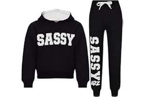 A2Z 4 Kids Girls Tracksuit Tie Dye Sassy Fleece Hooded Crop Top Bottom Jogging Suit Joggers Age 5 6 7 8 9 10 11 12 13 Years