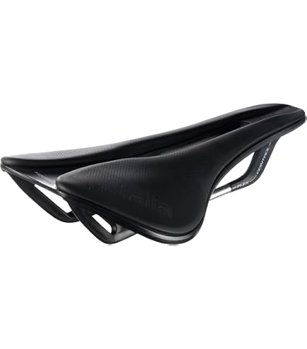 Selle Montegrappa Maxx Liberty Avec Trou Anti-Prostatique - Cuir Synthétique Pour VTT, Vélo De Course Et Randonnée