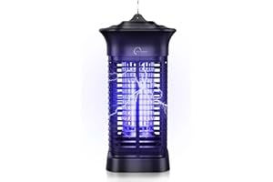 LOVE BEGANS Répulsif Ultrasonique Antiparasitaire, Lampe Anti Moustique UV Tue Mouche Electrique, 360 ° UV Tueur Piège à Moustique Destructeur d' Insectes Attrape Mouches pour Intérieur Extérieur Jardin Terrasse