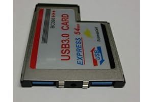 SM-PC®2port USB 3.0 Express Karte -SLIM Design- Superspeed PCMCIA#823