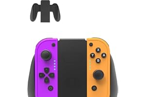 Vinkarpe Wireless Switch Controller, 2er-Set Controllers für Switch/OLED/Lite mit Switch Joy-C-Aufladehalterung, Plug-and-Play, Controller mit 6-Axis Groscope/Dual Vibration/Aufweckfunktion