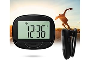 ZIKSUN Walking Pedometer, Accurately Track Simple Steps Counter with Digital Display, Portable Sport Pedometers for Men Women Kids Walking/Running/Distance/Step