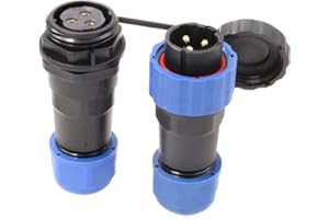 Eonvic SD20 3 Pin Aviation Connettore 25A 380V Automotive Plastica IP68 Spina Impermeabile Presa Maschio Femmina Elettrico in Linea Presa Connettore