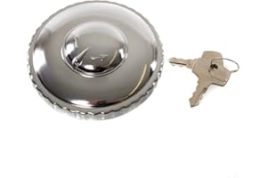 Tapa de depósito MZA, de 60 mm de diámetro, con cerradura, cromado brillante, MZ ETZ, RT125, BK350, Simson SR4-3 Sperber