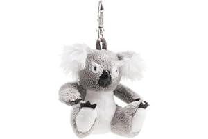 SCHAFFER KNUDDEL MICH! Schaffer- Sydney Llavero Koala de Peluche, Color Gris/Blanco, 10 cm (251)