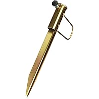 com-four® Sonnenschirmhalter aus Stahl - Bodenhülse für den Garten - Rasendorn für Sonnenschirme - Schirmständer mit…