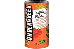 Undergreen Kitchen PASSION Nutrimento per Ortaggi, Piccoli Frutti e Piante Aromatiche, In Pellet, Consentito in Agricoltura Biologica, 600 G