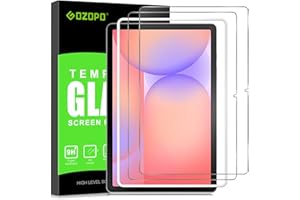 GOZOPO Protector de Pantalla Para Samsung Galaxy Tab S11/ S9 11 pulgadas/Tab S10 Lite/ S10 FE/ S9 FE 10,9 Pulgadas Vidrio Templado con Marco de Instalación