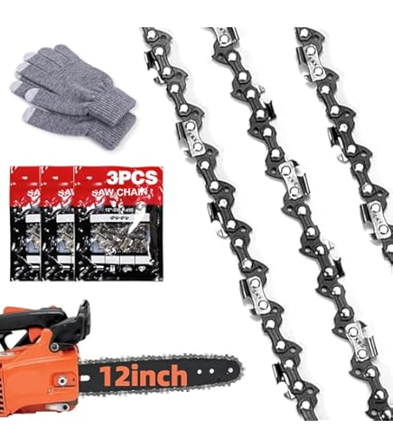 Catene Calibro 0.050 Confezione 3 Catene Motosega 14" Passo 3/8 LP Calibro 0.050 - 52 Maglie Per Modelli Compatti Catene Motosega 14 Pollici