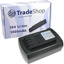 Produktbild von Trade-Shop Li-Ion Akku 36V 3000mAh - Für Güde Rasenmäher & Gartengeräte