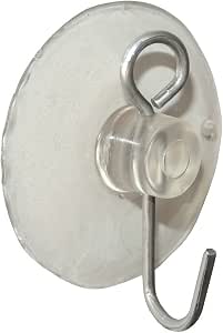 Lot De 4 Crochets Ventouse Acier Inoxydable - Support 5kg - Pour Salle De Bain, Cuisine - Installation Sans Perçage