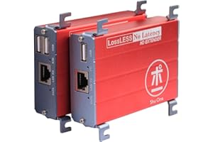 VARUN ShuOne HDMI USB KVM Extender Kit Over Cat5/Cat5e/Cat6 RJ45 UTP, Support 1080P 60fps 80M /262Ft (POC) Point to Point with Video Lossless and Nonlatency With USB 2.0 for DVD Home Cinema