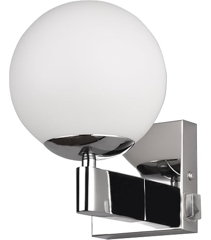 Brilliant Wandleuchte Elysee, Ohne Leuchtmittel, Wandlampe Edelstahl/weiß