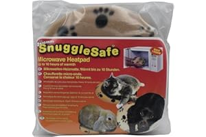 SnuggleSafe Hund Wärmeplatte mit Fleecebezug, kabellos (farblich sortiert), aus Polyethylen