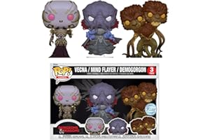 Funko POP! Games: Vecna, Mind Flayer, Demogorgon (Dungeons & Dragons) Special Edition