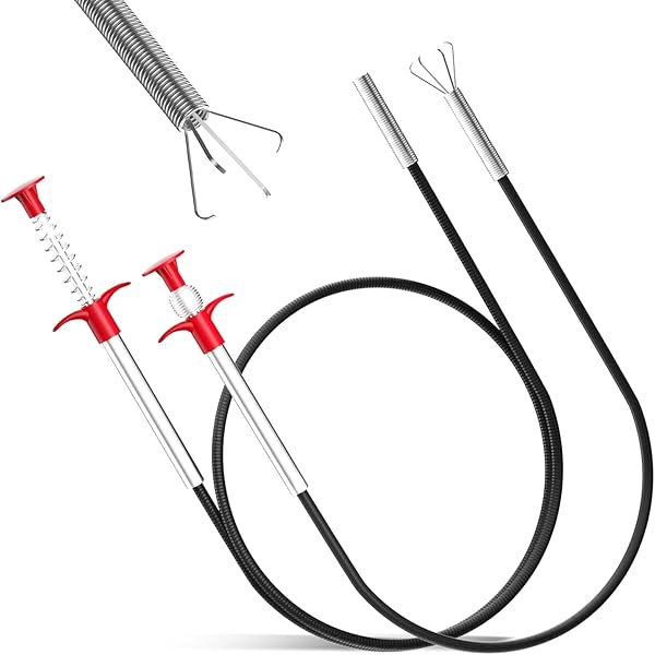 Snake Per Sbloccare Scarichi - Strumento Rimozione Capelli, Flessibile, Per Lavandini E Docce - Foto 3