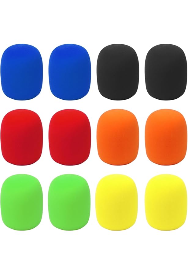 Kwmobile Bonnette Microphone Compatible Avec Shure SM7B / SM27 / PGA27 Bonnette - Housse En Mousse Pour Microphone - Noir