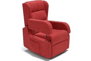 REDÒKASA Poltrona relax elettrica Bilbao per anziani, 2 motori, 2 ruote posteriori, sistema reclinazione e alzapersona, braccioli estrabili e tavolino opzionale, tessuto idrorepellente…