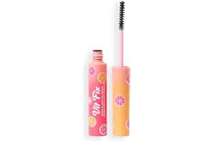 I Heart Revolution Grapefruit Vit Fix 2in1 Brow Serum and Gel, Long-Lasting, Shapes Eyebrows, Includes Peptides & Castor Oil, Vegan & Cruelty-Free, 7ml