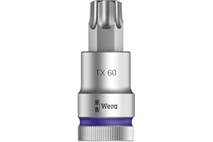 Wera 8767 C HF TORX Zyklop Bit Nut 1/2 cala Napęd z funkcją trzymania, TX 60 x 60 mm, 05003838001