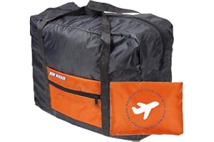 HIDEWALKER Duffel Bag 32L Underseat Bag Cabin Bag 45x35x20 New Easyjet Foldable Hospital Bag Overnight Holdall Waterproof Travel Handbag Carrying Bag