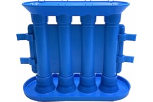 Linic Products UK Made Candle Mould, Short Tapered/Small Dinner/Christingle/Advent/Chime, Makes 4, 4" Long Candles. (S7892) Free UK Postage.