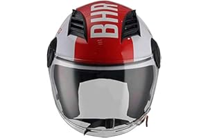 BHR Casco Demi-Jet 804 TOP| Casco Scooter Omologato ECE | Casco Motorino con Visiera Antigraffio e Sgancio Micrometrico