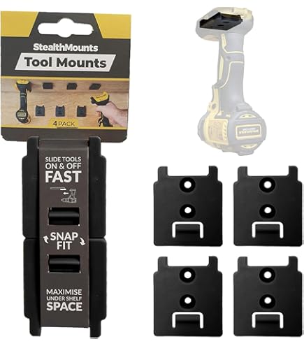 5-pack batterijhouder voor Dewalt 20V en 60V batterijen, ABS kunststof