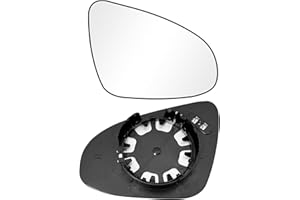 Altsbaos 1PCS Compatibile con Vetro Specchio toyota Yaris 2012 2013 2014 2015 2016 2017 2018 Specchietto Yaris Specchio Retrovisore Riscaldato Destro