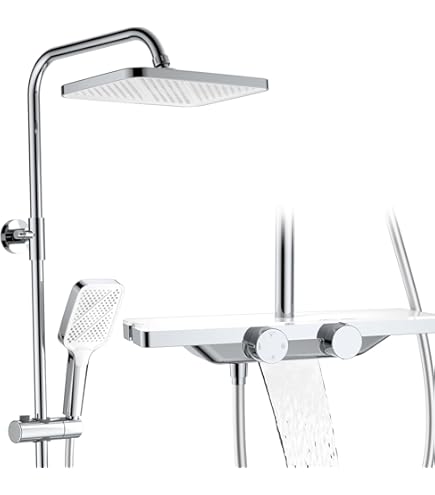 Hotbath IBS 1 Get Together Inbouw Doucheset Buddy - Chroom - Met Ronde 3 Standen Handdouche 20cm Hoofddouche Met Wandarm Met Glijstang