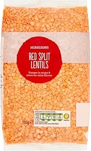 Morrisons Red Split Lentils 500g|200