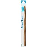 The Humble Co. Brush Yetişkin Bambu Medium Orta Diş Fır&ccedil;ası Mavi 1 Paket