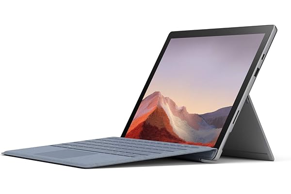Microsoft Surface Pro 7 Ordinateur Portable (Windows 10, écran tactile 12.3", Intel Core i3, 4Go RAM, 128Go SSD, Platine) PC Hybride polyvalent & performant