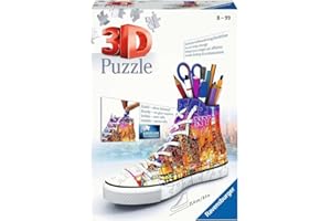 RAVENSBURGER 3D Puzzle Sneaker Skyline: Erlebe Puzzeln in der 3. Dimension
