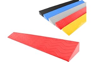 GENERIC Threshold Ramps for Doorways, Non-Slip Wheelchair Ramp Portable Kerb Ramp Step Mat for Sweeping Robot/Stairs/Scooters (Red, 99x10x4.5cm(39x3.9x1.8in))