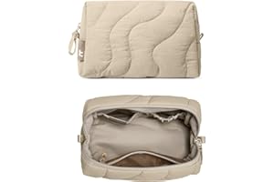 tomtoc Gesteppte Kabeltasche Elektronik Organizer Tasche, Wasserresistent Zubehör Kabeltasche, Tragbar Kabelorganizer Tech Pouch Bag für Handy Netzteil, Powerbank, USB Stick